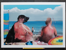 Load image into Gallery viewer, Painting of Bamaluz beach, St Ives.