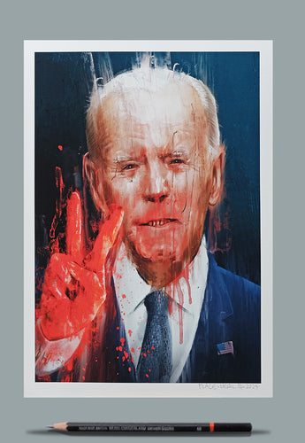 Portrait of Joe Biden. 