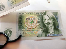 Load image into Gallery viewer, Kill The Poor - Original Banknote Collage
