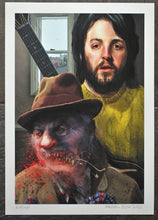 Load image into Gallery viewer, Double Portrait of Enoch Powell and Paul McCartney. Wefail Painting