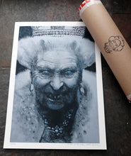 Load image into Gallery viewer, Portrait of Queen Elizabeth II