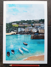 Load image into Gallery viewer, View of Harbour Sands, St.Ives. Painting