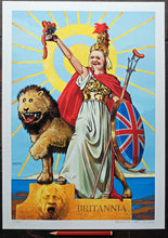 Load image into Gallery viewer, Britannia - Portrait of Liz Truss - Wefail Painting
