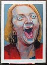 Load image into Gallery viewer, Portrait of Liz Truss - Wefail Painting