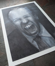 Load image into Gallery viewer, Man Laughing - Ltd Ed A3