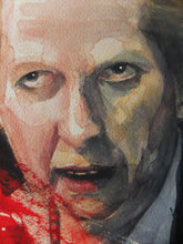 Load image into Gallery viewer, Portrait of Thatcher - Watercolour