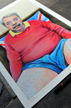 Load image into Gallery viewer, A Seated Man - Ltd Ed A3