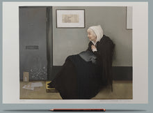 Load image into Gallery viewer, Wefail's Mother (after Whistler's Mother) - Print. Painting by Wefail