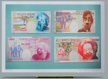 Load image into Gallery viewer, Tory banknotes depicting May, Rees-Mogg, Boris and Thatcher.