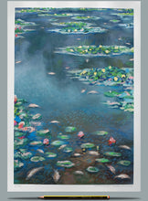 Load image into Gallery viewer, Water Lilies, UK - Ltd Edition A3