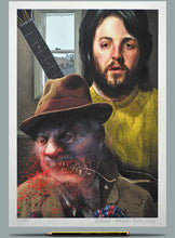 Load image into Gallery viewer, Double Portrait of Enoch Powell and Paul McCartney. Wefail Painting
