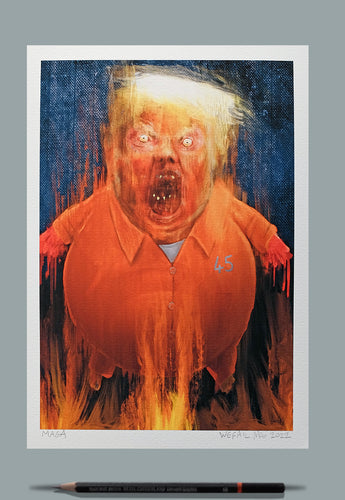 Portrait Painting of Donald Trump