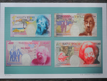 Load image into Gallery viewer, Tory banknotes depicting May, Rees-Mogg, Boris and Thatcher.