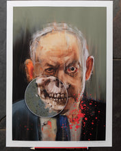 Load image into Gallery viewer, Portrait of Netanyahu.
