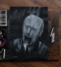 Load image into Gallery viewer, Portrait of Miller. Charcoal/Conté Crayon on Paper - A3
