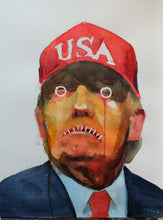 Load image into Gallery viewer, MAGA. Watercolour.
