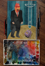 Load image into Gallery viewer, Tomahawk #6. Watercolour.
