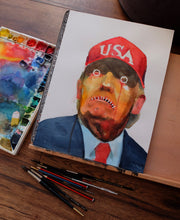 Load image into Gallery viewer, MAGA. Watercolour.
