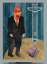 Load image into Gallery viewer, Tomahawk #6. Watercolour.
