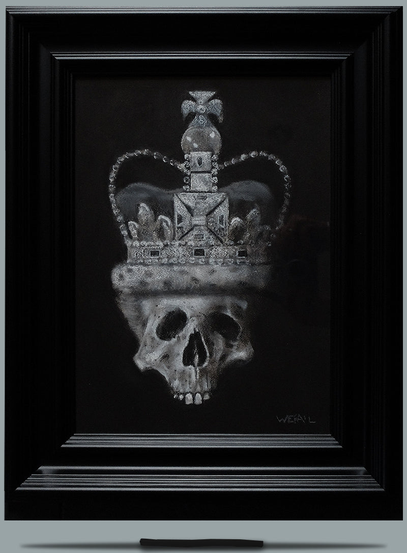 King III. Charcoal/Pastel on Paper (Framed) - A3