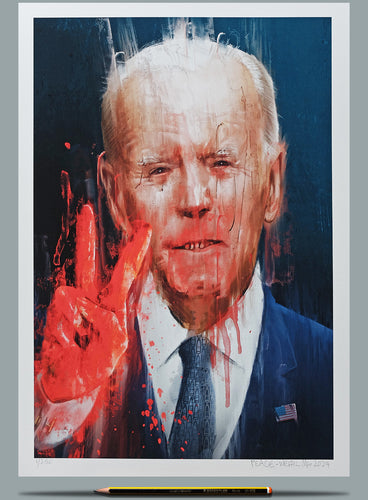 Portrait Painting of Joe Biden. 