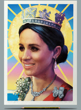 Load image into Gallery viewer, Portrait of the Queen Meghan Markle.
