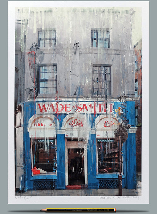 Painting of Wade Smith, Slater Street, Liverpool.