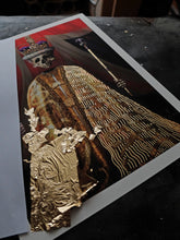 Load image into Gallery viewer, No Golden Gods - Gold Leaf on Printed Paper
