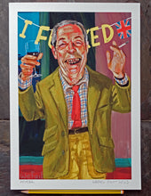 Load image into Gallery viewer, Portrait of Nigel Farage.
