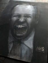 Load image into Gallery viewer, Man Laughing. Pastel on Paper - A3
