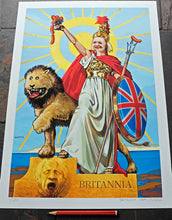 Load image into Gallery viewer, Britannia - Portrait of Liz Truss - Wefail Painting
