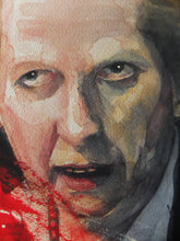 Load image into Gallery viewer, Portrait of Thatcher - Watercolour 
