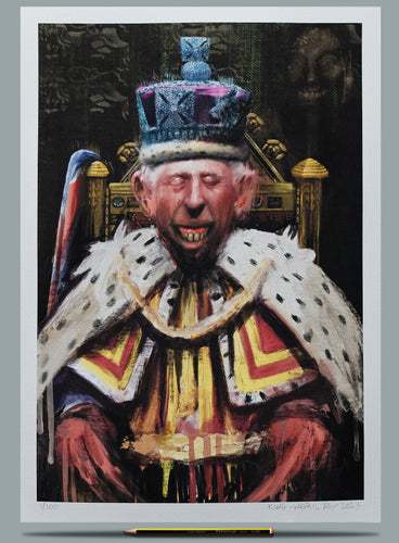 Portrait of King Charles III.