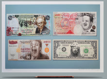Load image into Gallery viewer, Tony Blair, Nigel Farage, Donald Trump banknotes
