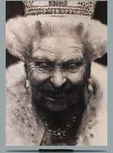 Load image into Gallery viewer, Queen. Charcoal and Pastel on Paper - A3
