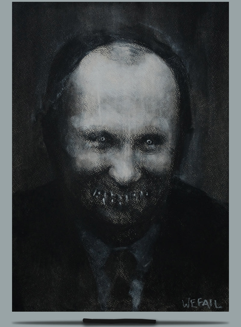 Portrait of Putin. Charcoal/Pastel on Paper - A3