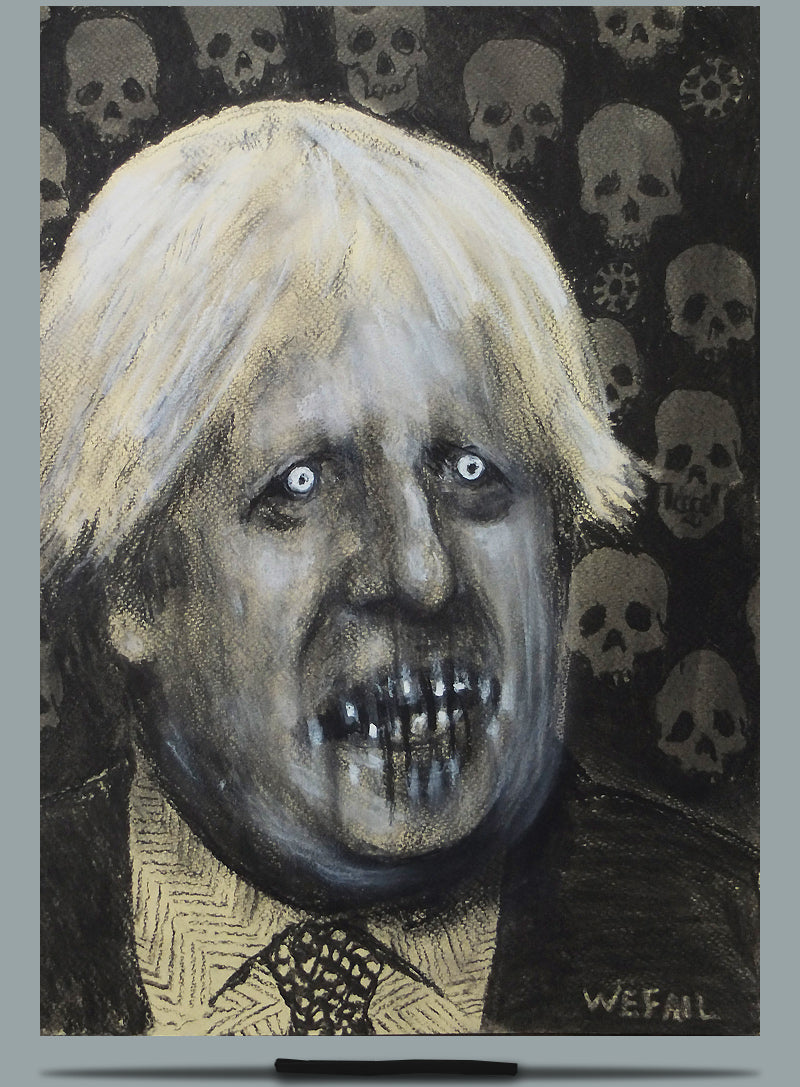 Study of Boris. Charcoal and Pastel on Paper - A3