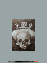 Load image into Gallery viewer, Skull in Raw Umber
