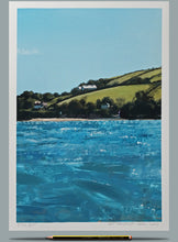 Load image into Gallery viewer, View of East Portlemouth from Salcombe Harbour, Devon.
