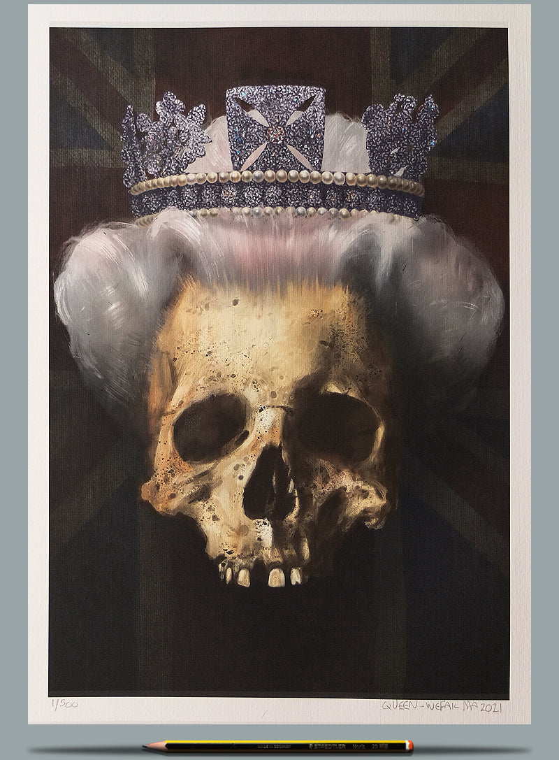 Queen Skull Painting