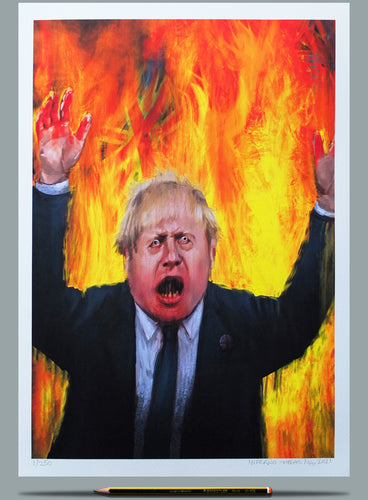 Portrait of Boris Johnson