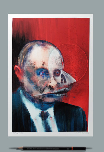 Portrait Painting of Vladimir Putin.