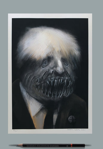 Portrait of Boris Johnson.