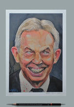 Load image into Gallery viewer, Portrait of Tony Blair. Wefail Painting
