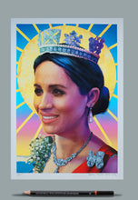 Load image into Gallery viewer, Portrait of the Queen, Meghan Markle.
