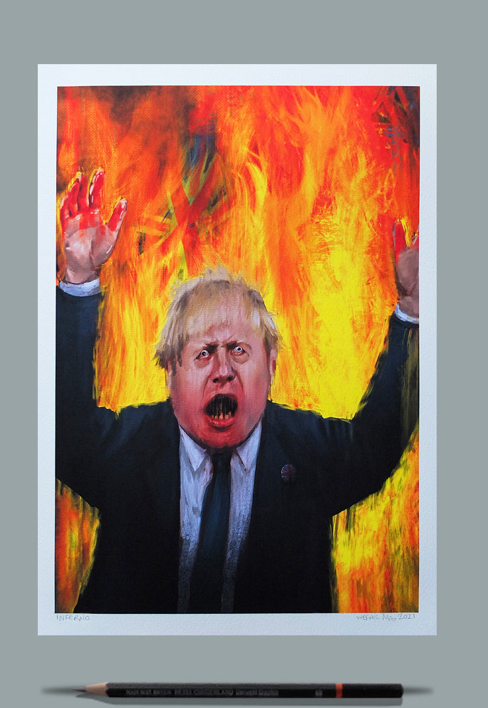 Portrait of Boris Johnson