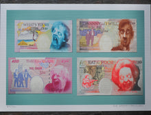 Load image into Gallery viewer, Tory banknotes depicting May, Rees-Mogg, Boris and Thatcher.
